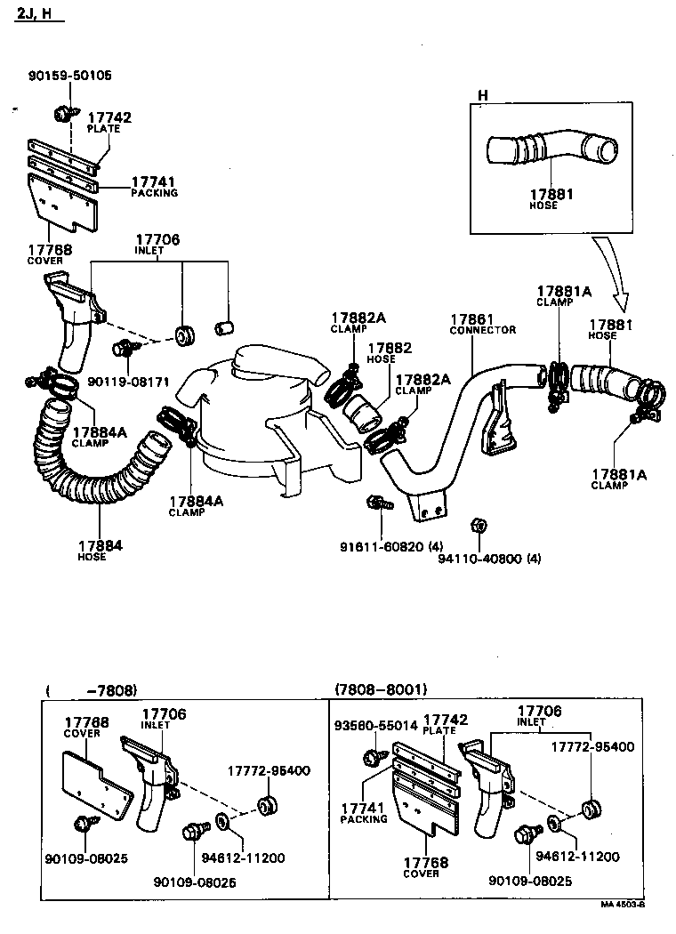 17700-56280 CLEANER ASSY, AIR product image