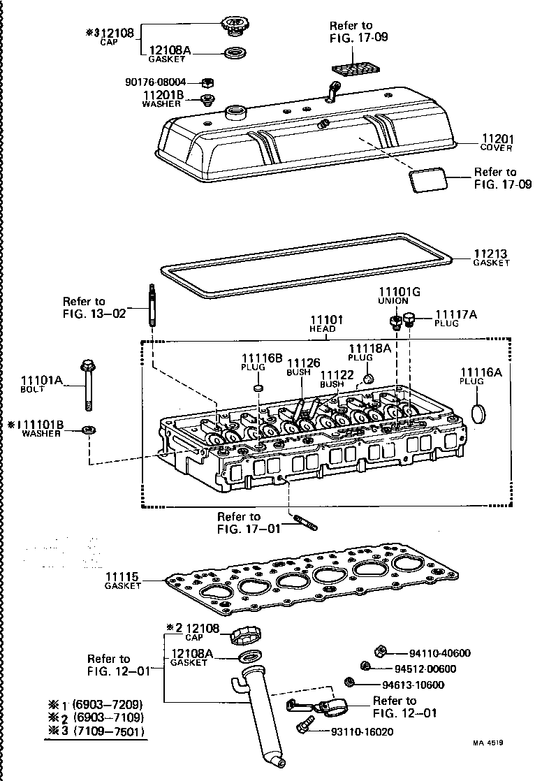 90404-16127 UNION(FOR CYLINDER HEAD) product image