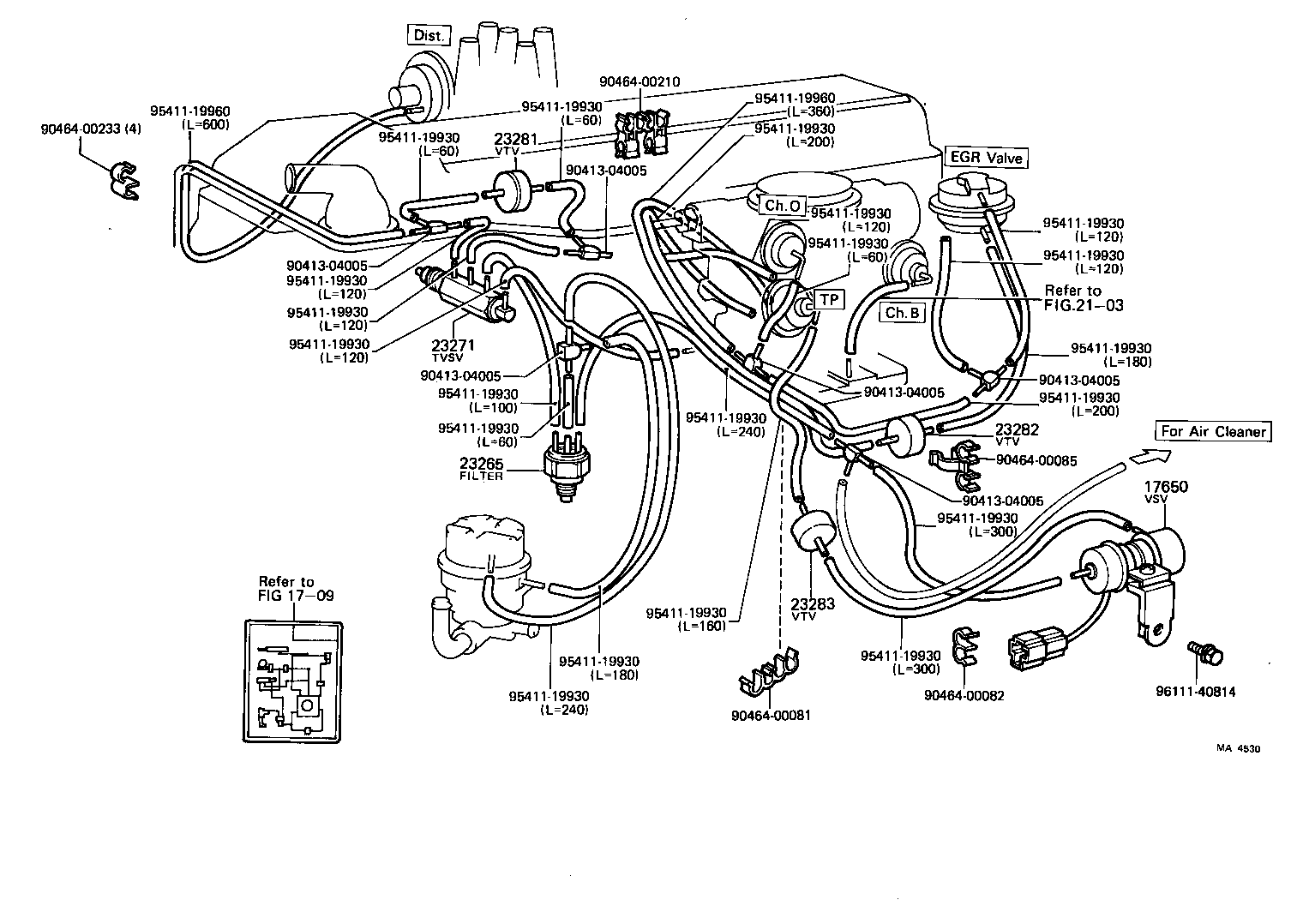 89570-26010 VALVE ASSY, VACUUM SWITCHING product image