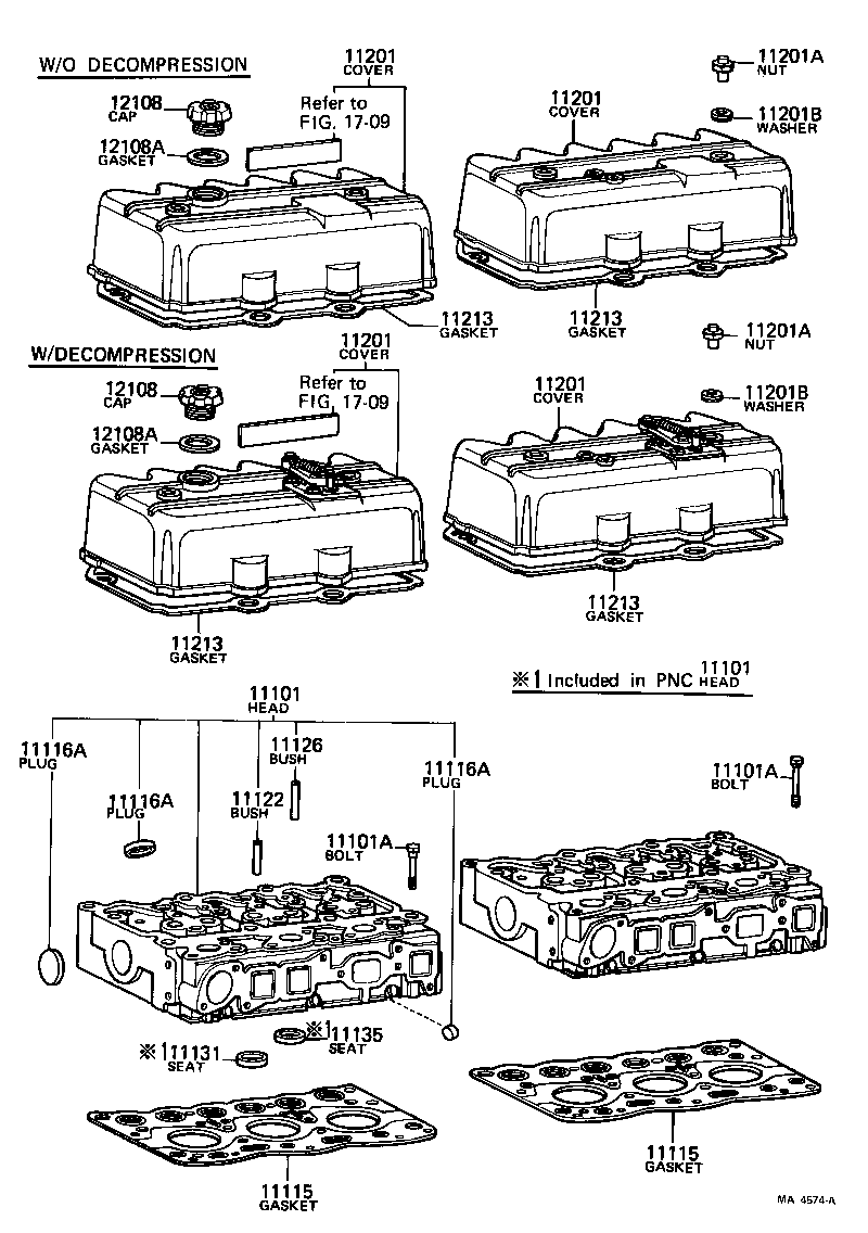 11202-77120 COVER SUB-ASSY, CYLINDER HEAD product image