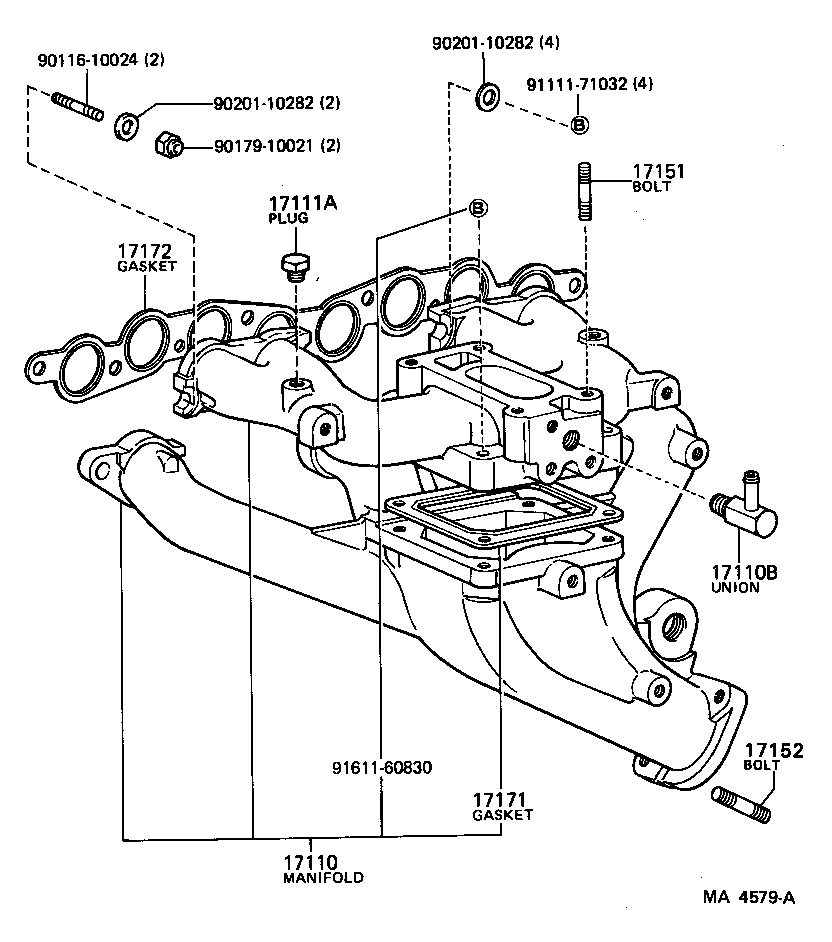 17110-44074 MANIFOLD ASSY product image