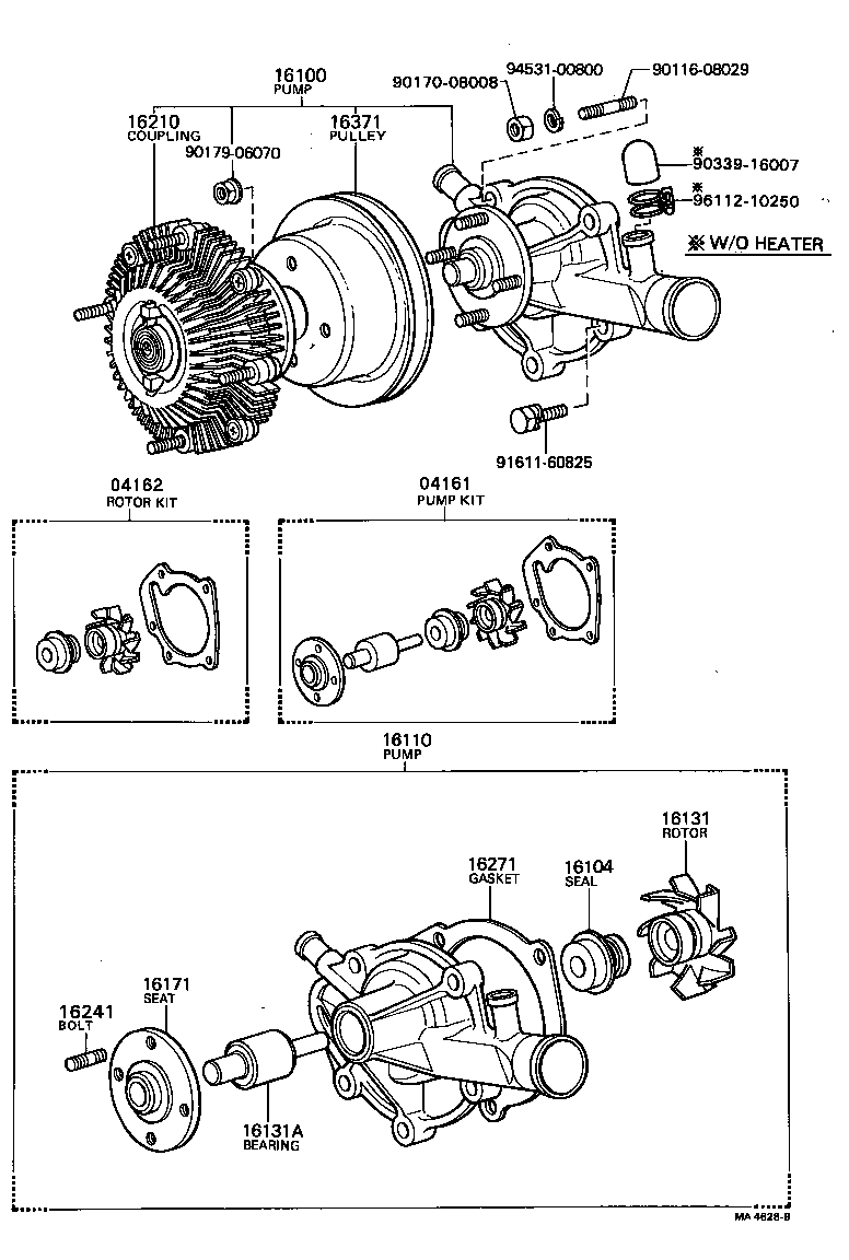90345-54005 PLUG, W/HEAD TAPER SCREW product image