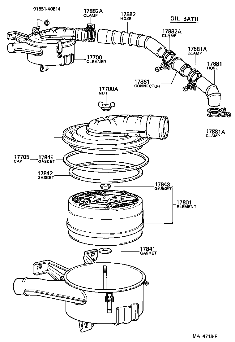 53208-90A00 DUCT, COOL AIR INTAKE, NO.2 product image