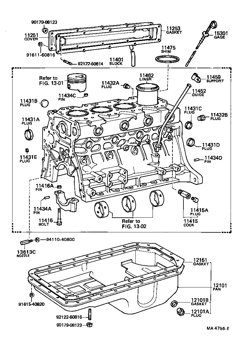 12101-59155 PAN SUB-ASSY, OIL product image