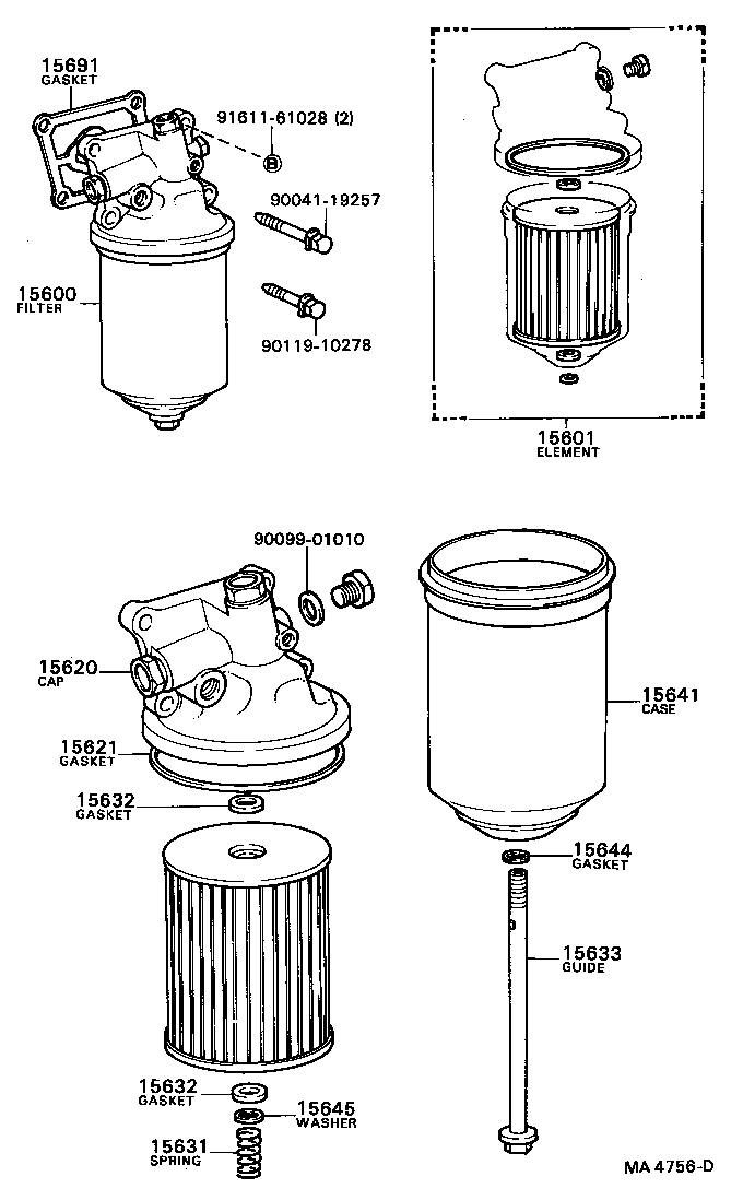 90301-19005 RING, O, NO.1(FOR OIL FILTER) product image