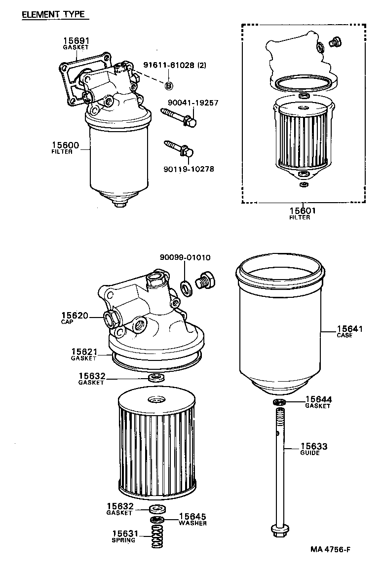 04152-46011 FILTER SUB-ASSY, OIL product image