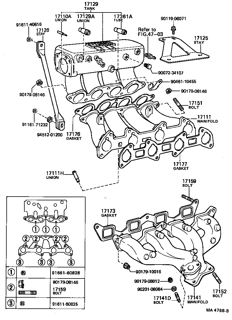 15407-54010 PIPE SUB-ASSY, TURBO OIL INLET product image