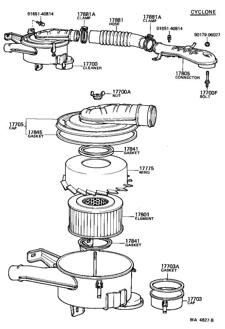 53208-90A00 DUCT, COOL AIR INTAKE, NO.2 product image