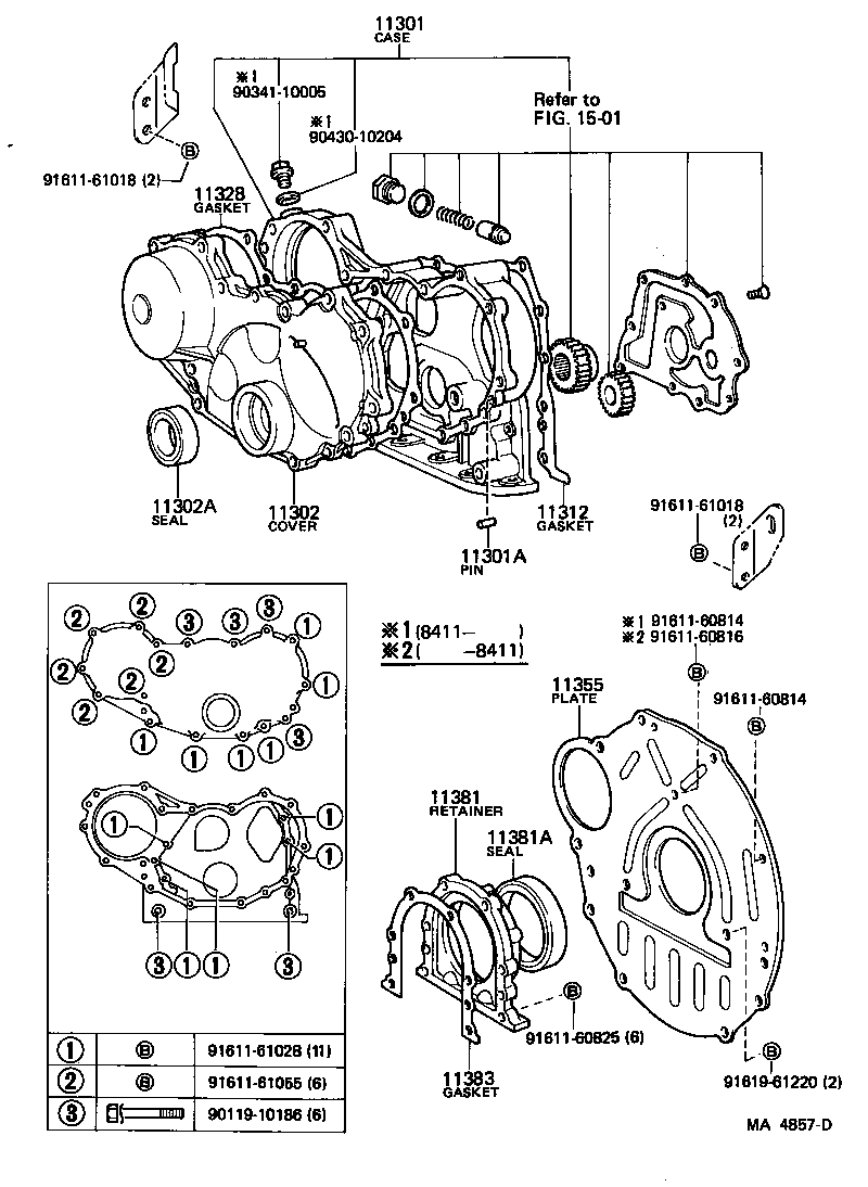 31111-60090 COVER SUB-ASSY, FLYWHEEL HOUSING product image