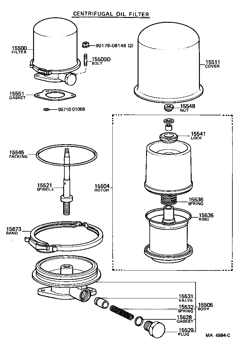 90301-19005 RING, O, NO.1(FOR OIL FILTER) product image
