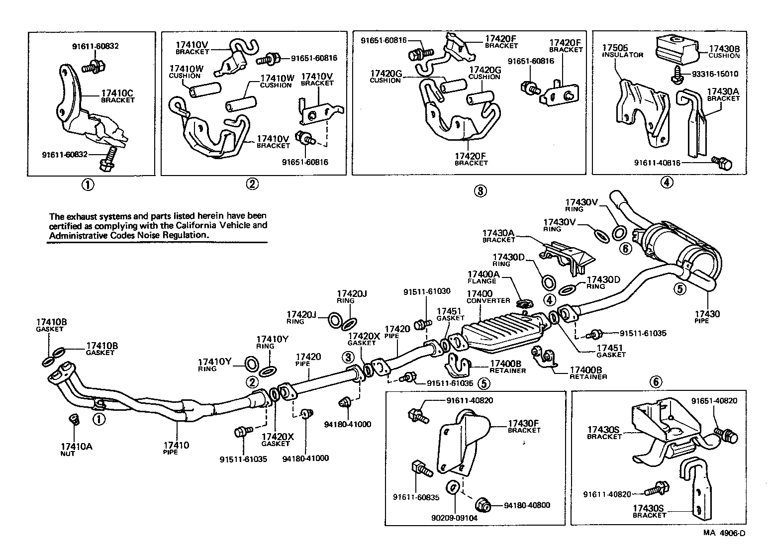 17430-38390 PIPE ASSY, EXHAUST, TAIL product image
