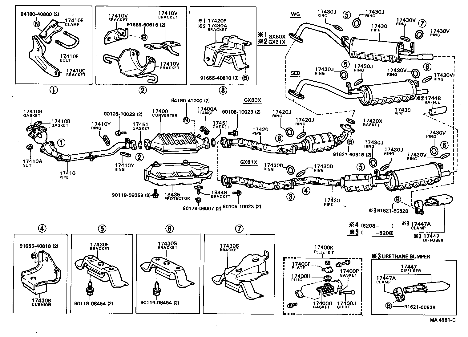 17430-41290 PIPE ASSY, EXHAUST, TAIL product image