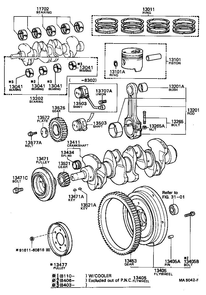 13470-56080 PULLEY, CRANKSHAFT product image