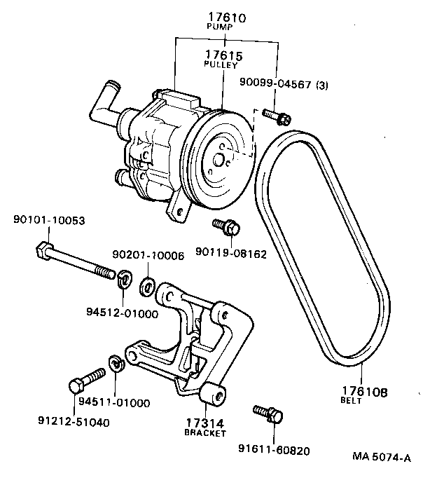 17610-32010 PUMP ASSY, AIR product image