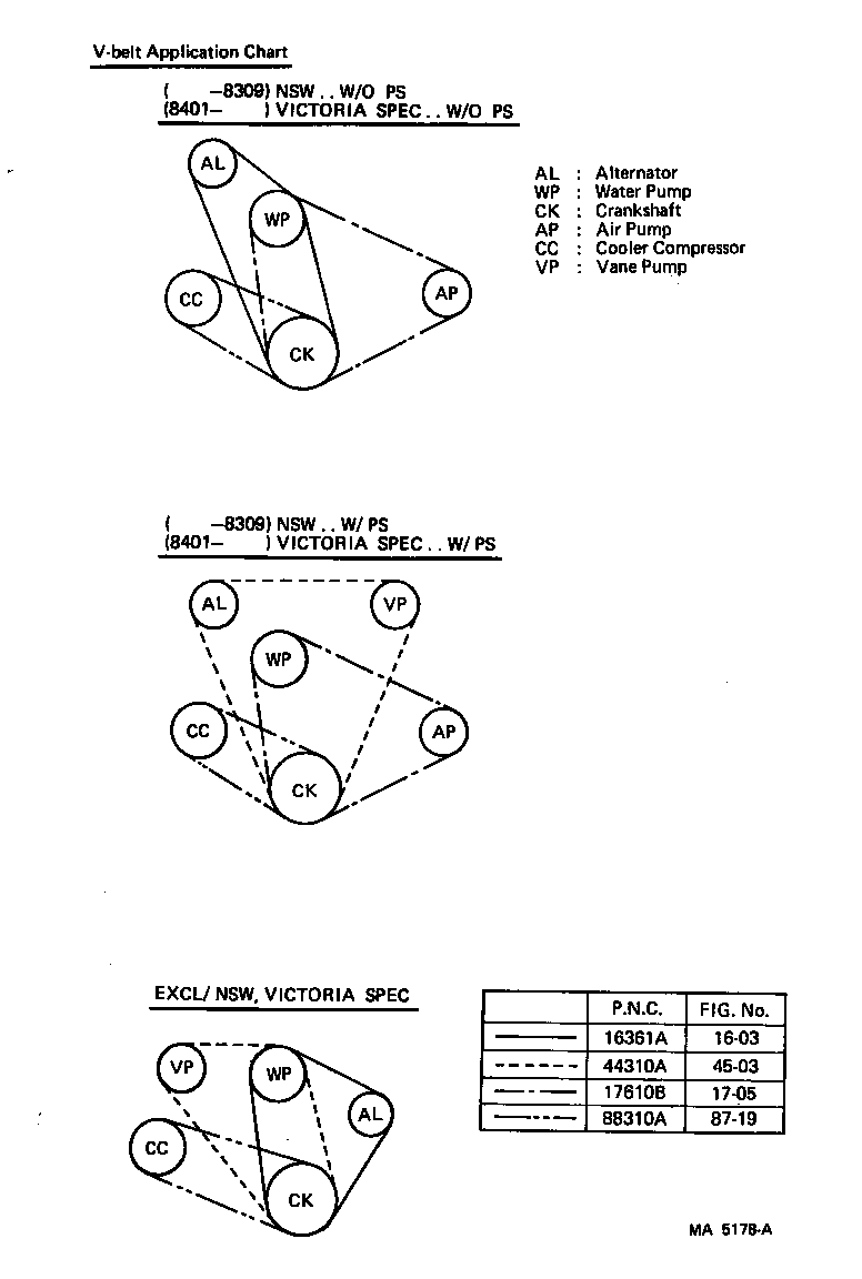 16381-60081 BAR, FAN BELT ADJUSTING product image
