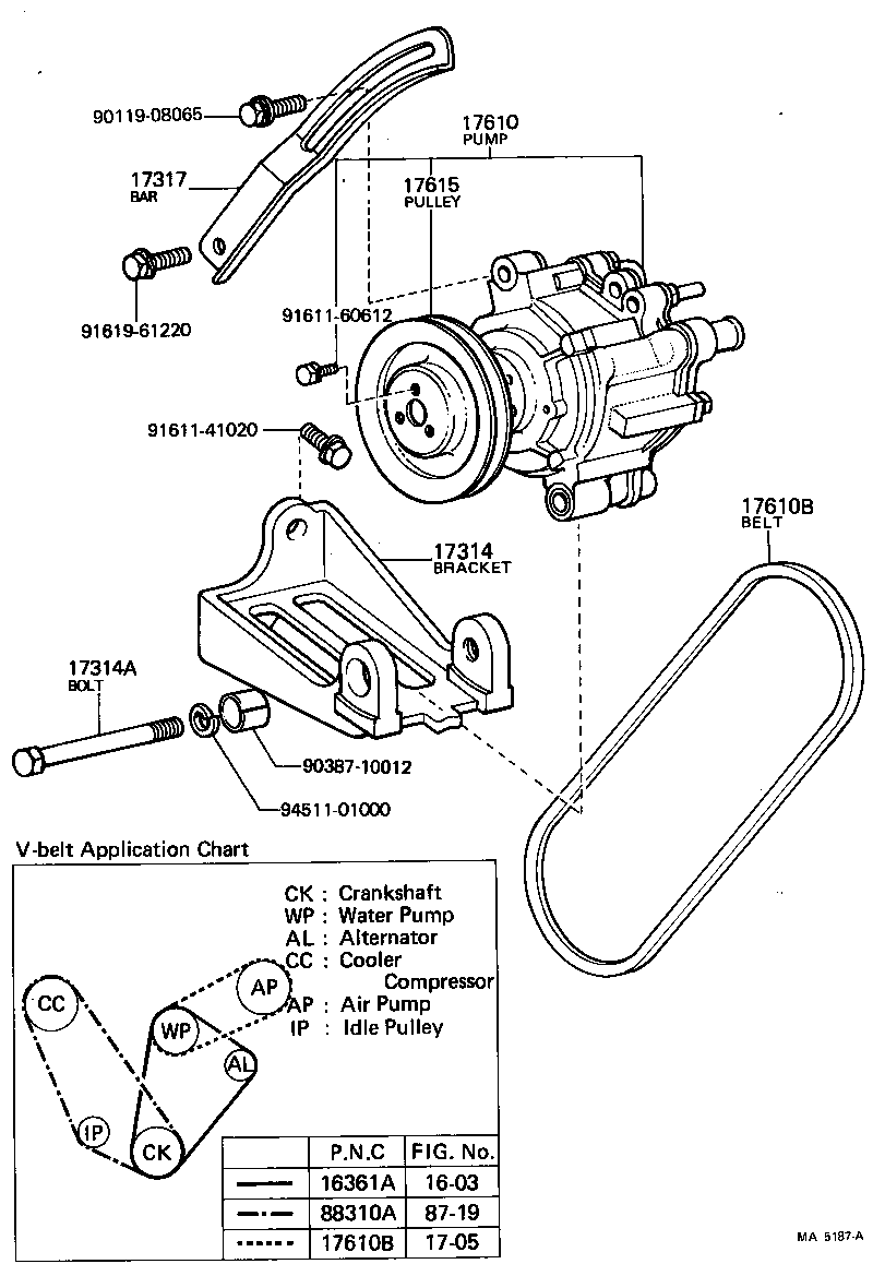17841-20020 GASKET, FILTER ELEMENT product image