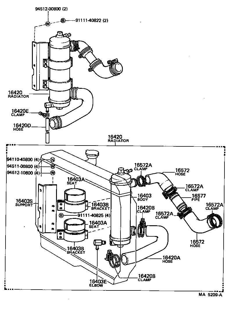 07042-81525 BAR, FAN BELT ADJUSTING product image