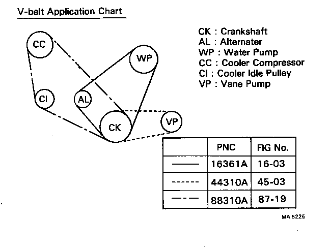 16381-35010 BAR, FAN BELT ADJUSTING product image