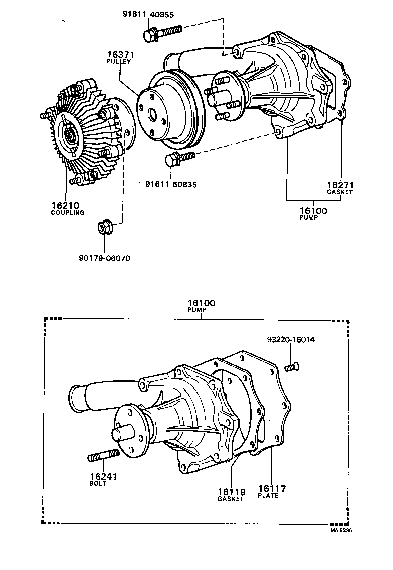 16371-26010 PULLEY, FAN product image