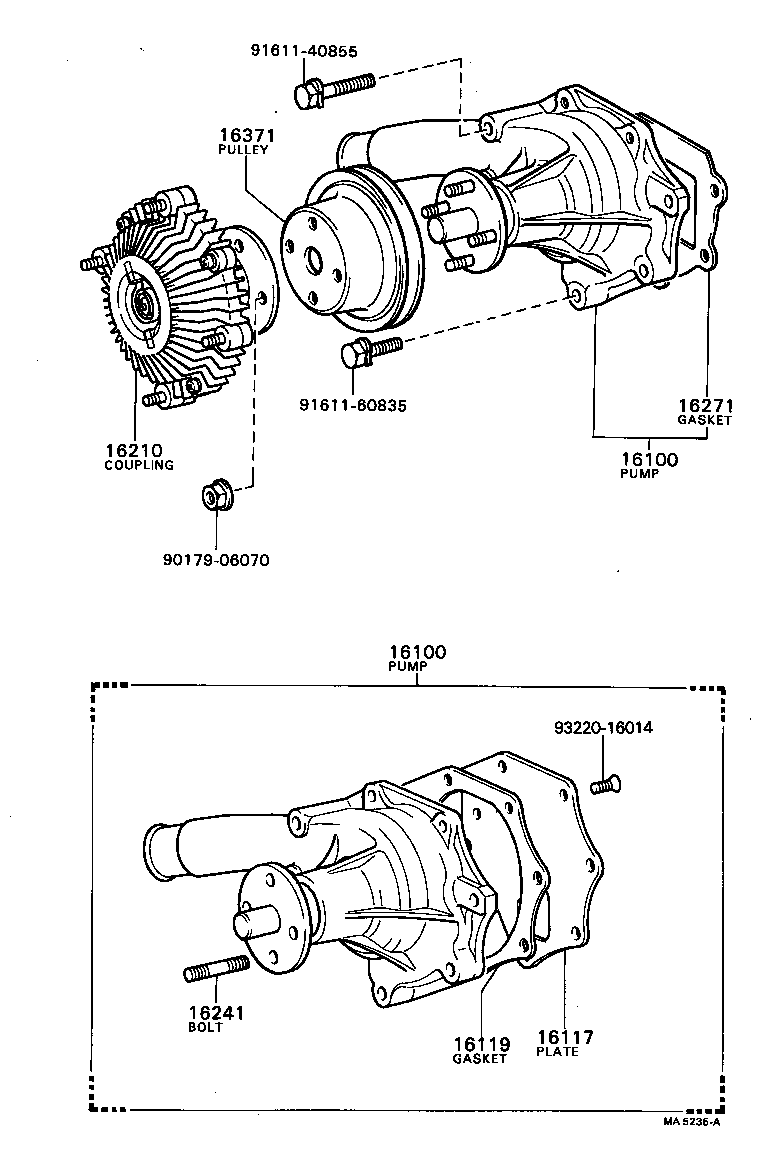 16210-54110 COUPLING ASSY, FLUID product image