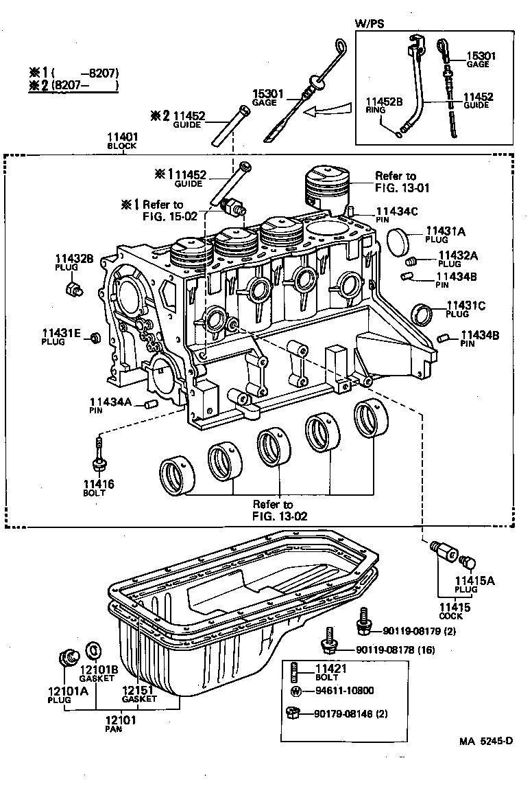 11401-39375 BLOCK SUB-ASSY, CYLINDER product image
