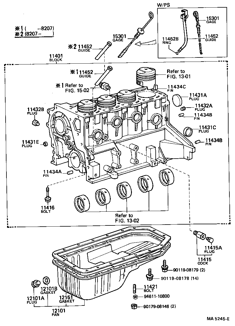 11401-39446 BLOCK SUB-ASSY, CYLINDER product image