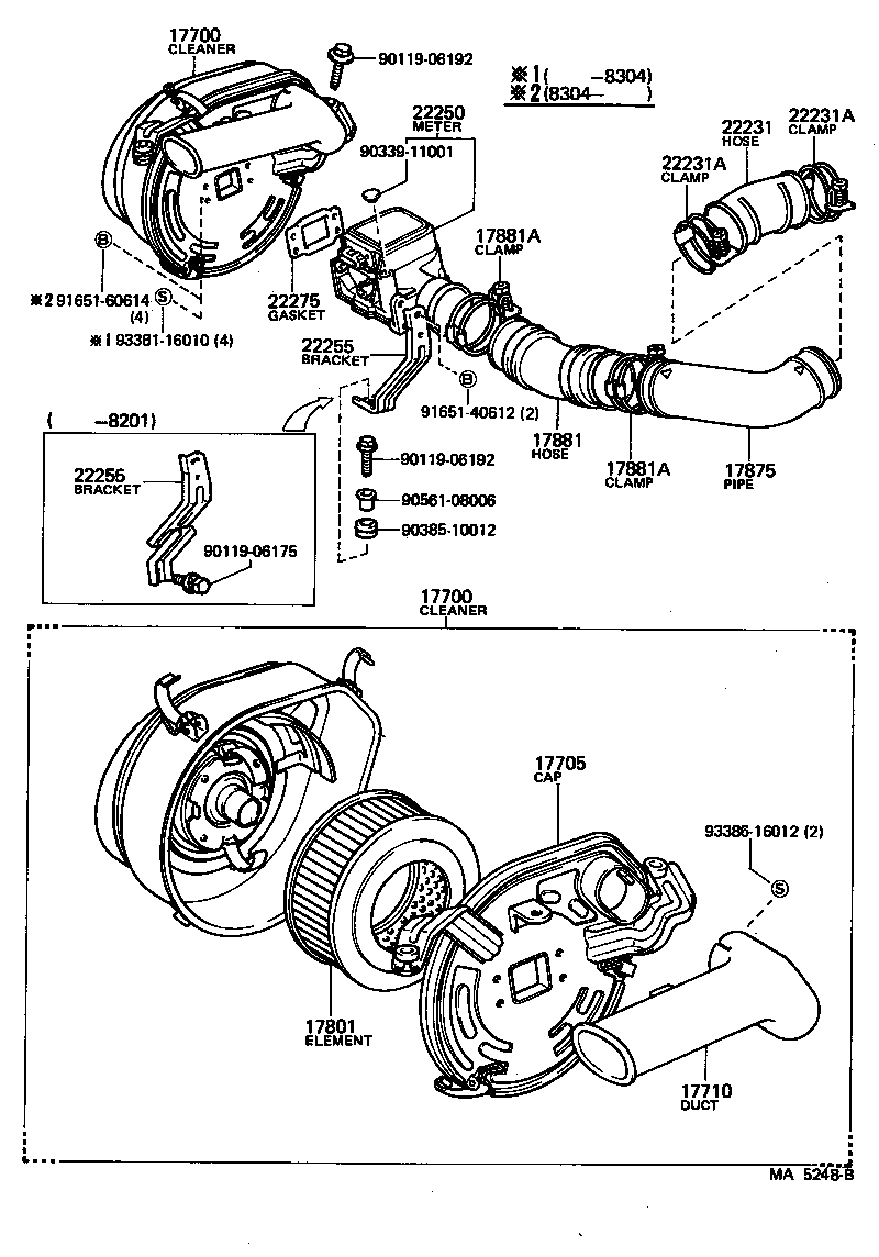 17705-41180 CAP SUB-ASSY, AIR CLEANER product image