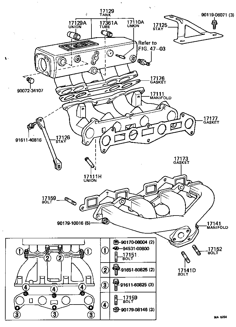 17111-28010 MANIFOLD, INTAKE product image