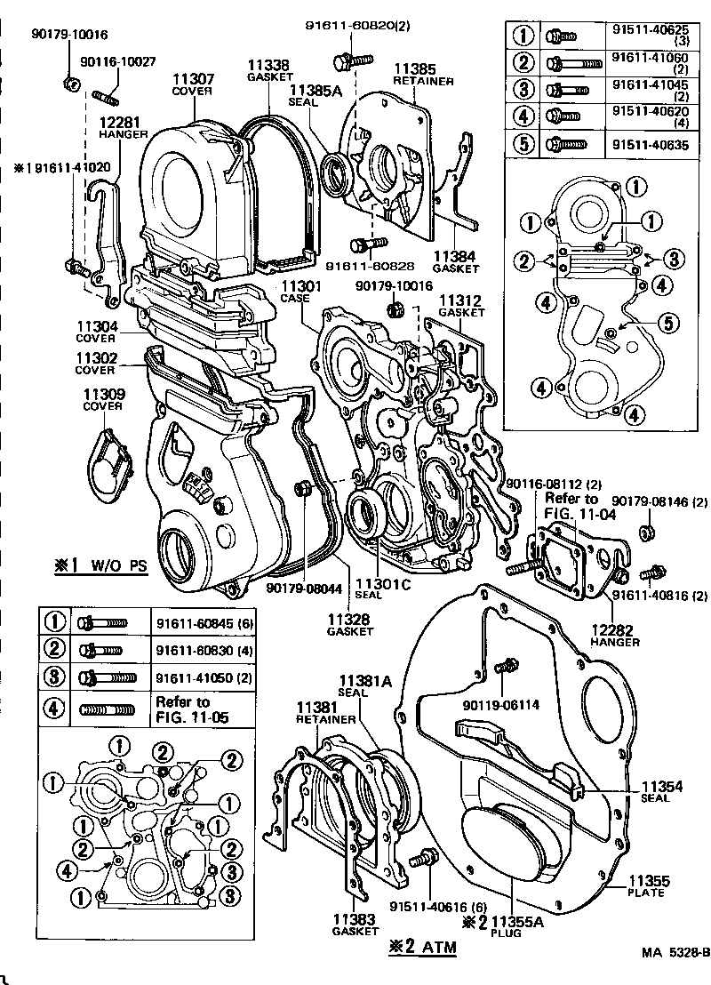 12282-43010 HANGER, ENGINE, NO.2 product image
