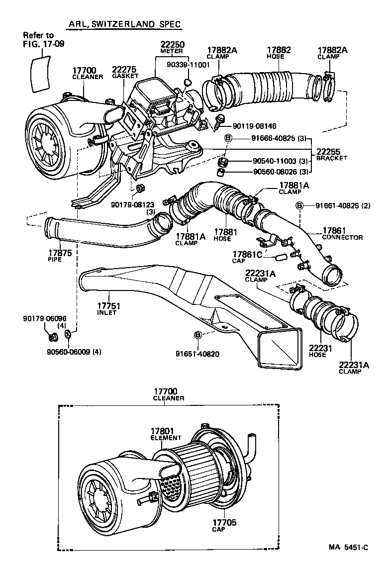 17841-54010 GASKET, FILTER ELEMENT product image