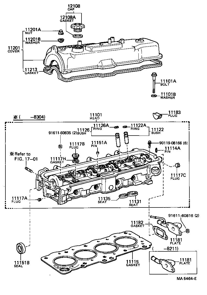 11101-72010 HEAD SUB-ASSY, CYLINDER product image