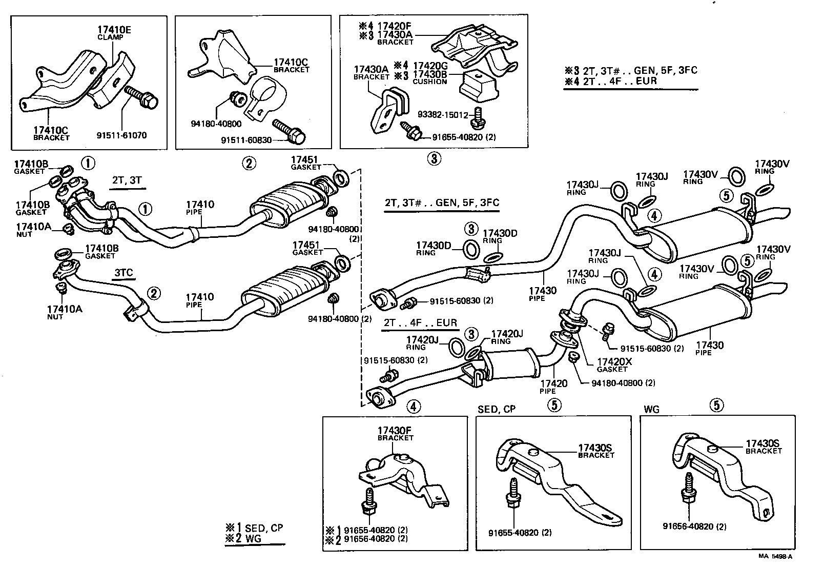 17430-64010 PIPE ASSY, EXHAUST, TAIL product image