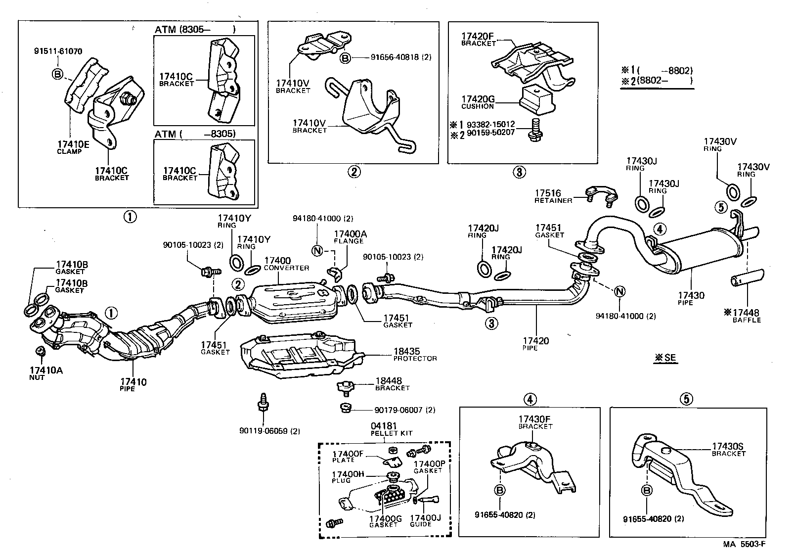 17430-15280 PIPE ASSY, EXHAUST, TAIL product image