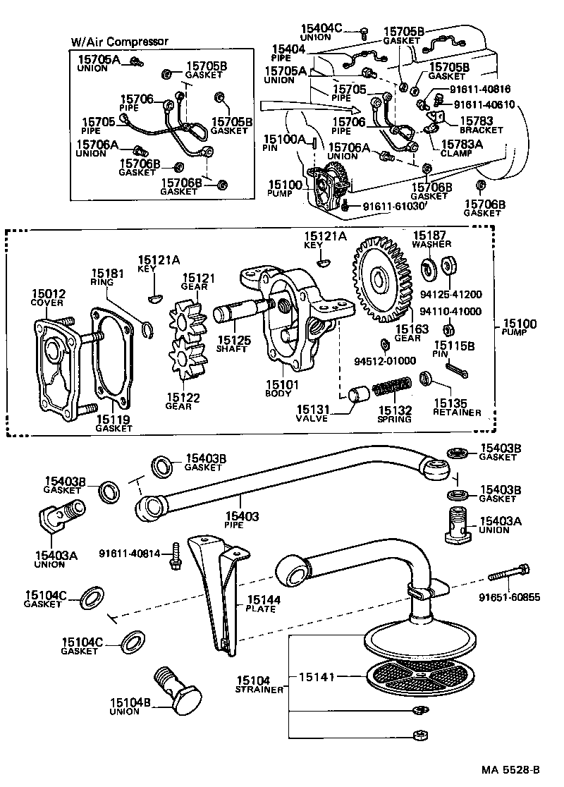 15077-77010 PIPE SUB-ASSY, OIL, INJECTION PUMP OUTLET product image