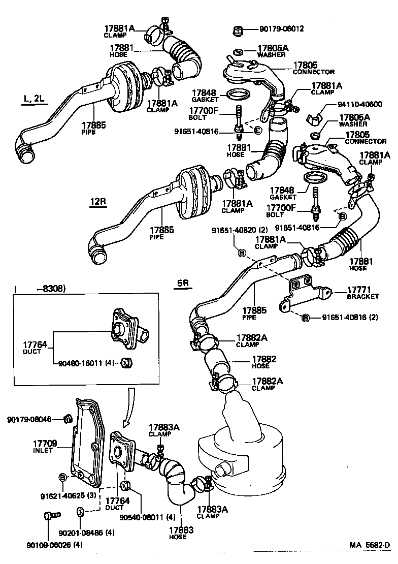 17703-48020 CAP SUB-ASSY, AIR CLEANER product image
