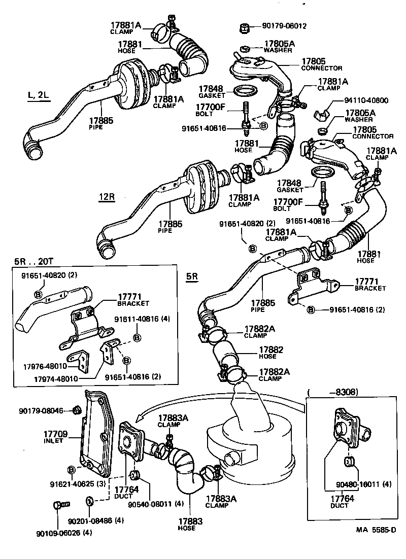 17705-44163 CAP SUB-ASSY, AIR CLEANER product image