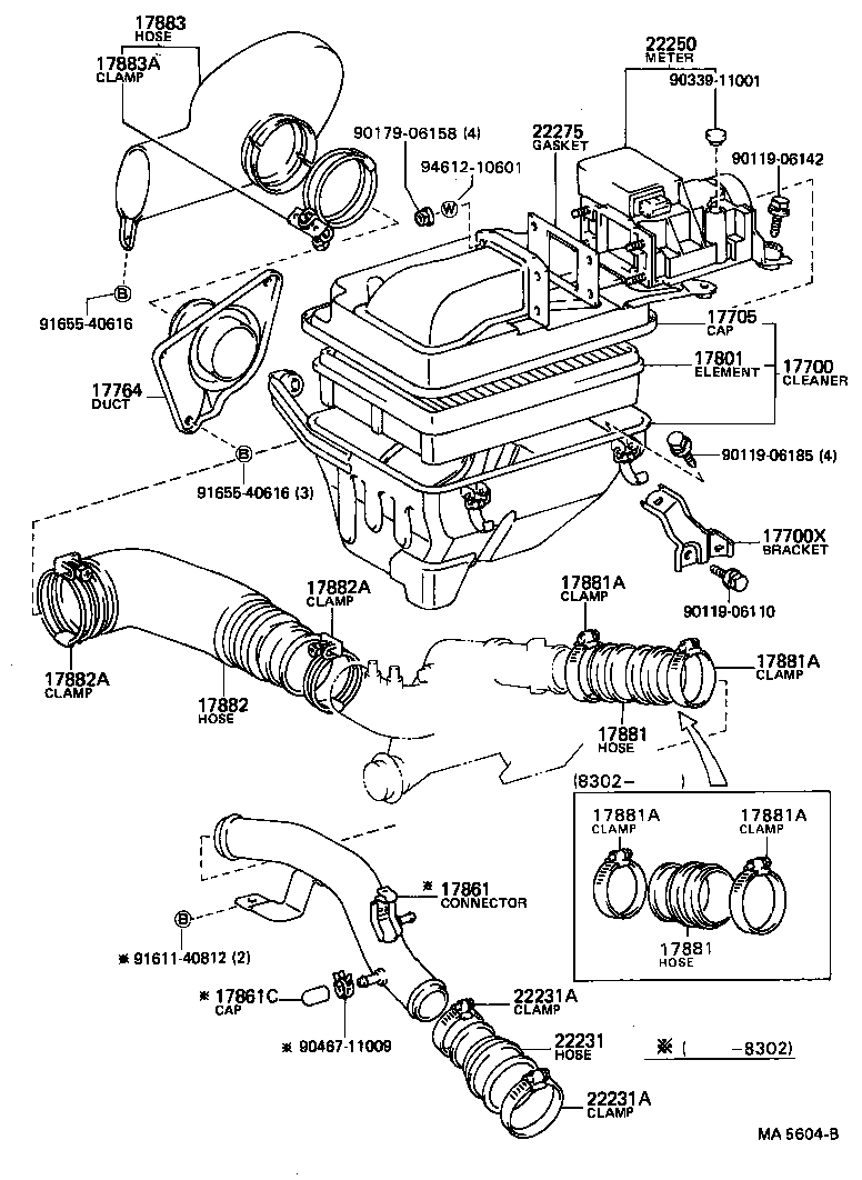 17700-41570 CLEANER ASSY, AIR product image