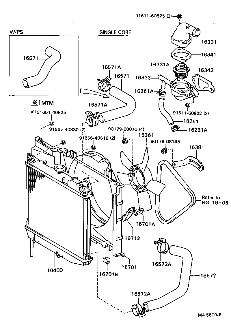 16381-73011 BAR, FAN BELT ADJUSTING product image