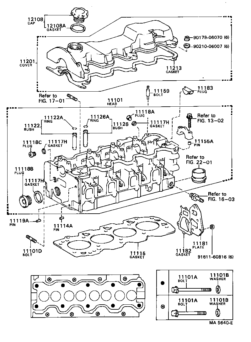 11101-19096 HEAD SUB-ASSY, CYLINDER product image