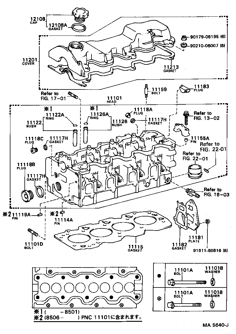 11101-72010 HEAD SUB-ASSY, CYLINDER product image