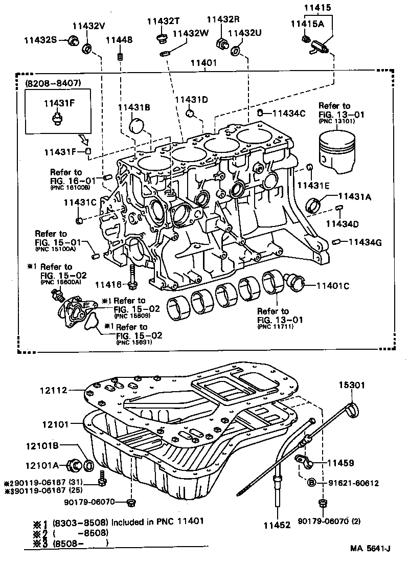 11401-39375 BLOCK SUB-ASSY, CYLINDER product image