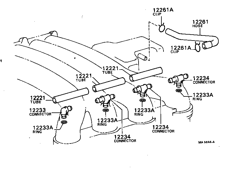 12204-28010 VALVE SUB-ASSY, VENTILATION product image