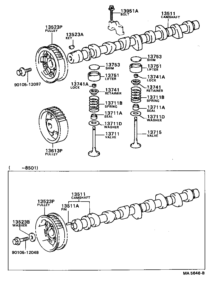 13715-64011 VALVE, EXHAUST product image