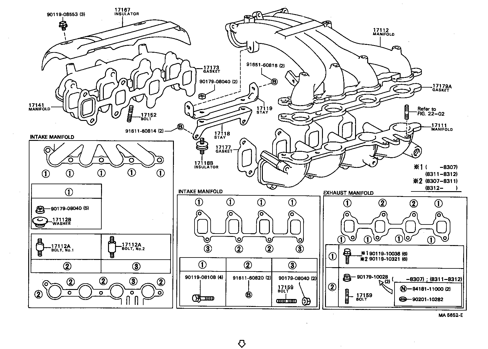 17111-72011 MANIFOLD, INTAKE product image