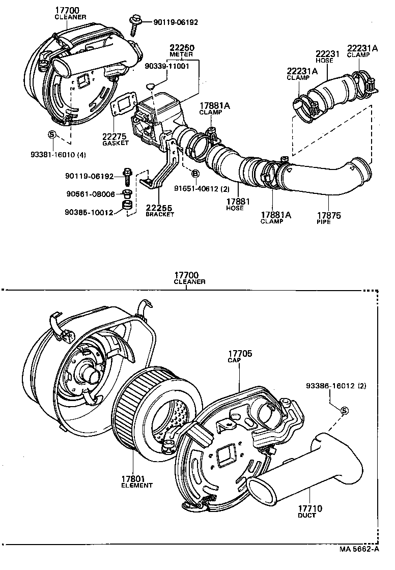 17700-72011 CLEANER ASSY, AIR product image