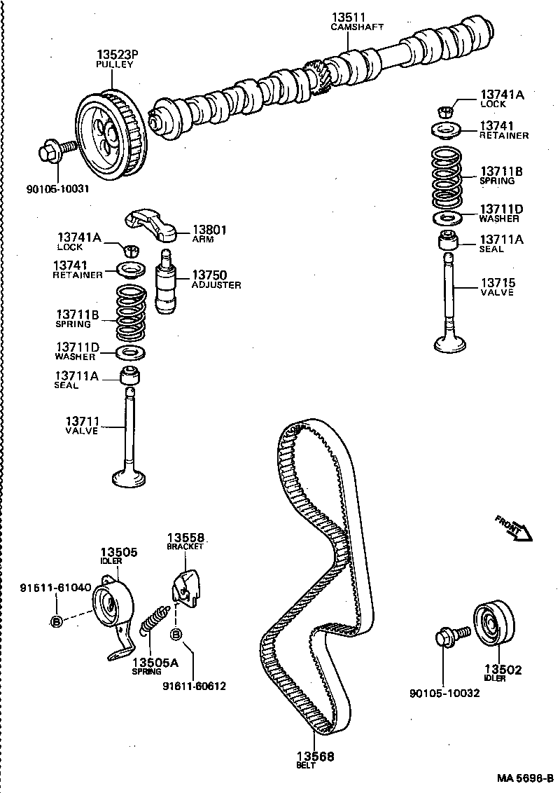 13715-62011 VALVE, EXHAUST product image