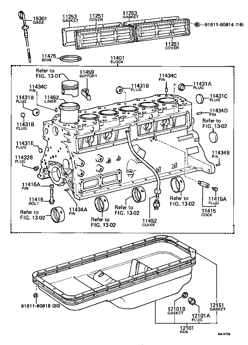 12101-49205 PAN SUB-ASSY, OIL product image