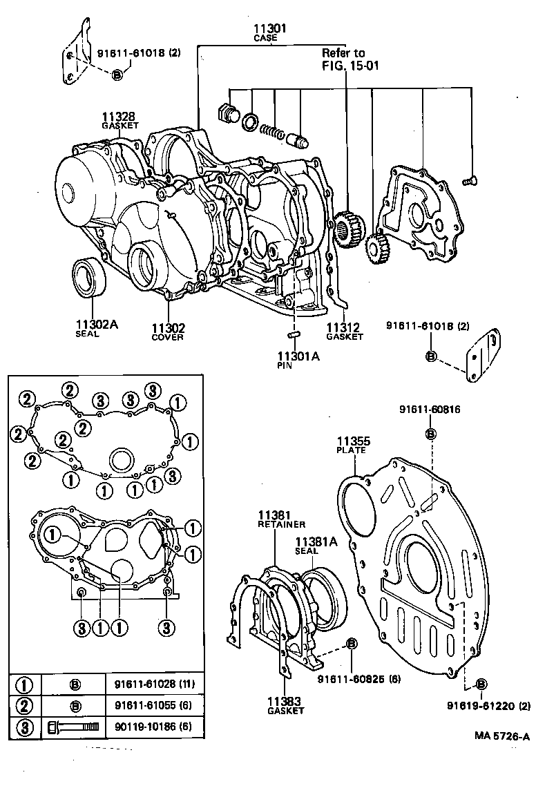 11311-78010 PLATE, FRONT END product image