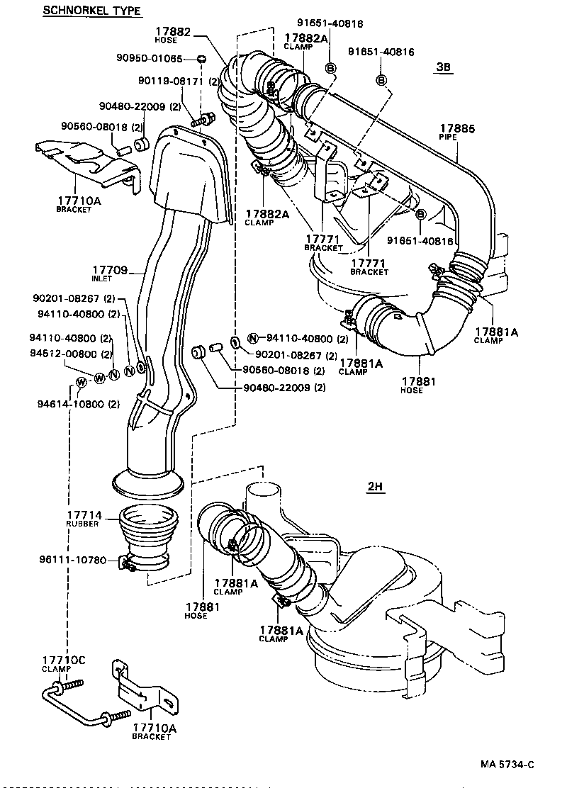17700-56280 CLEANER ASSY, AIR product image