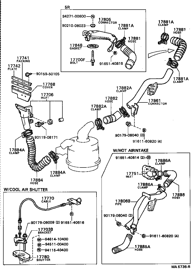 17700-44520 CLEANER ASSY, AIR product image